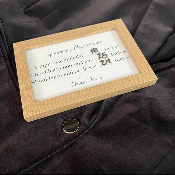 Ann Taylor NWT Black Velvet Classic Minimalist Blazer - Picture 9 of 9